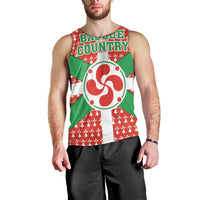 Basque Country Flag Men Tank Top Autonomous Community of Spain - Wonder Print Shop