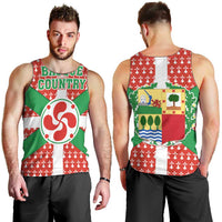 Basque Country Flag Men Tank Top Autonomous Community of Spain - Wonder Print Shop