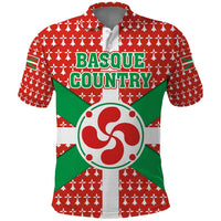 Basque Country Flag Polo Shirt Autonomous Community of Spain - Wonder Print Shop