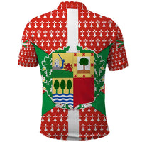 Basque Country Flag Polo Shirt Autonomous Community of Spain - Wonder Print Shop