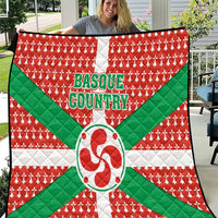 Basque Country Flag Quilt Autonomous Community of Spain - Wonder Print Shop