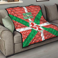 Basque Country Flag Quilt Autonomous Community of Spain - Wonder Print Shop