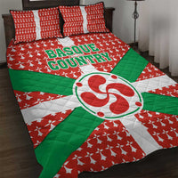 Basque Country Flag Quilt Bed Set Autonomous Community of Spain - Wonder Print Shop