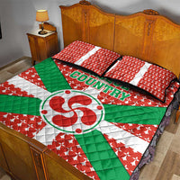 Basque Country Flag Quilt Bed Set Autonomous Community of Spain - Wonder Print Shop