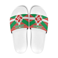 Basque Country Flag Slide Sandals Autonomous Community of Spain - Wonder Print Shop