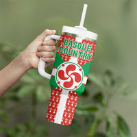 Basque Country Flag Tumbler With Handle Autonomous Community of Spain - Wonder Print Shop