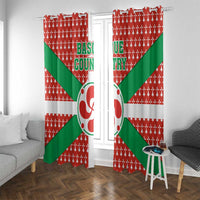 Basque Country Flag Window Curtain Autonomous Community of Spain - Wonder Print Shop
