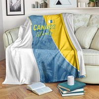 Canary Islands Flag Blanket Autonomous Community of Spain - Wonder Print Shop