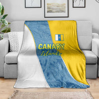 Canary Islands Flag Blanket Autonomous Community of Spain - Wonder Print Shop