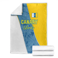 Canary Islands Flag Blanket Autonomous Community of Spain - Wonder Print Shop