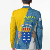 Canary Islands Flag Blazer Autonomous Community of Spain - Wonder Print Shop