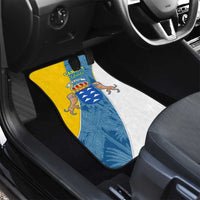 Canary Islands Flag Car Mats Autonomous Community of Spain - Wonder Print Shop