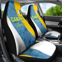 Canary Islands Flag Car Seat Cover Autonomous Community of Spain - Wonder Print Shop