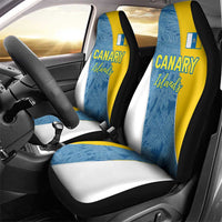 Canary Islands Flag Car Seat Cover Autonomous Community of Spain - Wonder Print Shop