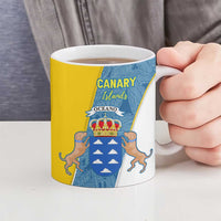 Canary Islands Flag Ceramic Mug Autonomous Community of Spain - Wonder Print Shop