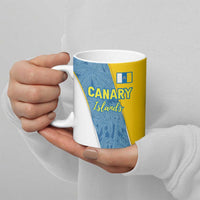 Canary Islands Flag Ceramic Mug Autonomous Community of Spain - Wonder Print Shop