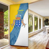 Canary Islands Flag Door Cover Autonomous Community of Spain - Wonder Print Shop