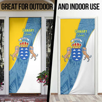 Canary Islands Flag Door Cover Autonomous Community of Spain - Wonder Print Shop