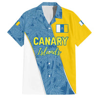 Canary Islands Flag Family Matching Long Sleeve Bodycon Dress and Hawaiian Shirt Autonomous Community of Spain - Wonder Print Shop