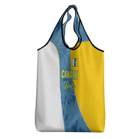 Canary Islands Flag Grocery Bag Autonomous Community of Spain - Wonder Print Shop