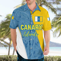 Canary Islands Flag Hawaiian Shirt Autonomous Community of Spain - Wonder Print Shop