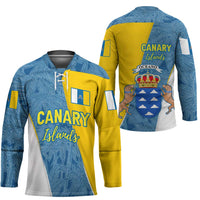 Canary Islands Flag Hockey Jersey Autonomous Community of Spain - Wonder Print Shop