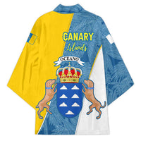 Canary Islands Flag Kimono Autonomous Community of Spain - Wonder Print Shop