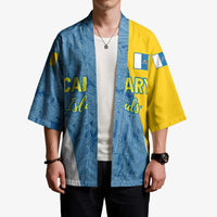 Canary Islands Flag Kimono Autonomous Community of Spain - Wonder Print Shop