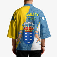 Canary Islands Flag Kimono Autonomous Community of Spain - Wonder Print Shop