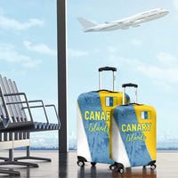 Canary Islands Flag Luggage Cover Autonomous Community of Spain - Wonder Print Shop