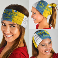 Canary Islands Flag Neck Gaiter Autonomous Community of Spain - Wonder Print Shop