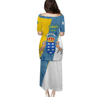 Canary Islands Flag Puletasi Autonomous Community of Spain - Wonder Print Shop