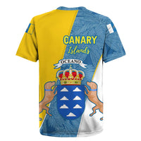 Canary Islands Flag Rugby Jersey Autonomous Community of Spain - Wonder Print Shop