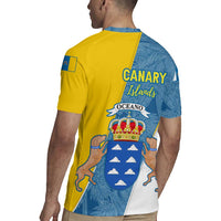 Canary Islands Flag Rugby Jersey Autonomous Community of Spain - Wonder Print Shop