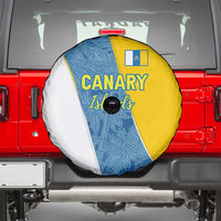 Canary Islands Flag Spare Tire Cover Autonomous Community of Spain - Wonder Print Shop