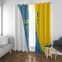 Canary Islands Flag Window Curtain Autonomous Community of Spain - Wonder Print Shop