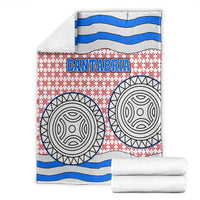 Cantabria Flag Blanket Autonomous Community of Spain - Wonder Print Shop