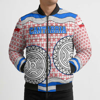 Cantabria Flag Bomber Puffer Jacket Autonomous Community of Spain - Wonder Print Shop