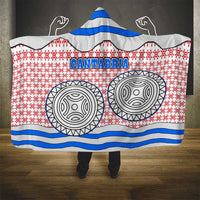 Cantabria Flag Hooded Blanket Autonomous Community of Spain - Wonder Print Shop