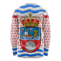Cantabria Flag Long Sleeve Shirt Autonomous Community of Spain - Wonder Print Shop