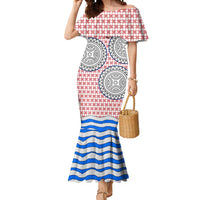 Cantabria Flag Mermaid Dress Autonomous Community of Spain - Wonder Print Shop