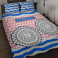 Cantabria Flag Quilt Bed Set Autonomous Community of Spain - Wonder Print Shop