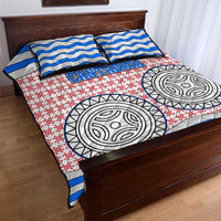 Cantabria Flag Quilt Bed Set Autonomous Community of Spain - Wonder Print Shop