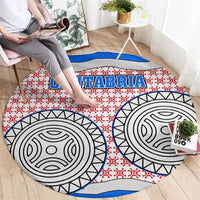 Cantabria Flag Round Carpet Autonomous Community of Spain - Wonder Print Shop