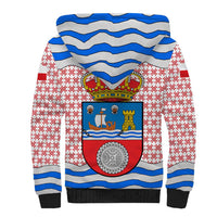 Cantabria Flag Sherpa Hoodie Autonomous Community of Spain - Wonder Print Shop