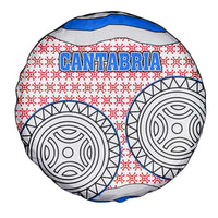 Cantabria Flag Spare Tire Cover Autonomous Community of Spain - Wonder Print Shop