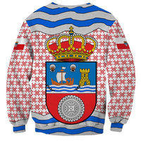 Cantabria Flag Sweatshirt Autonomous Community of Spain - Wonder Print Shop