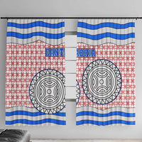 Cantabria Flag Window Curtain Autonomous Community of Spain - Wonder Print Shop