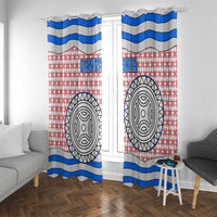 Cantabria Flag Window Curtain Autonomous Community of Spain - Wonder Print Shop