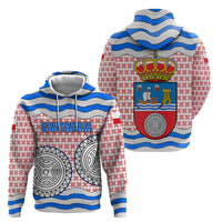 Cantabria Flag Zip Hoodie Autonomous Community of Spain - Wonder Print Shop